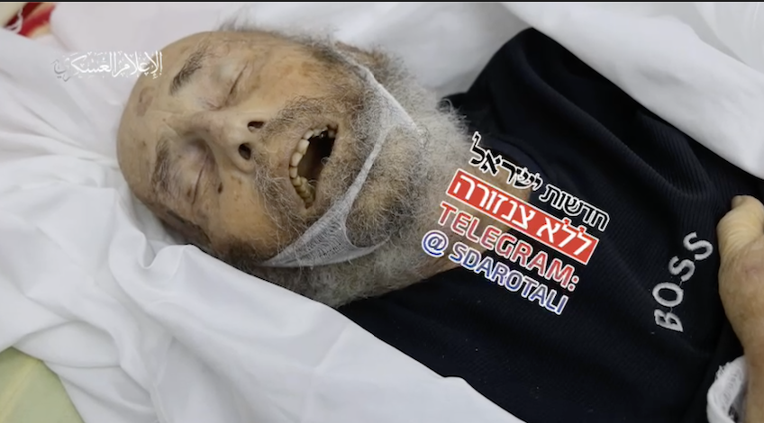 EXTREMELY GRAPHIC Video: Israeli Hostage Arye Zalmanovich, Aged 86, Killed by Hamas in Captivity, Morbid Video Released