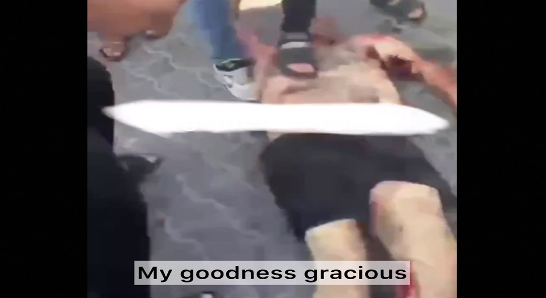 EXTREMELY GRAPHIC Video – Palestinians Kill Elderly Israeli Man, Take His Body Into Gaza and Mutilate His Body While Chanting “Allahu Akbar”